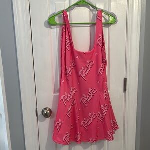 Pink plastic Dress sugar thrillz
